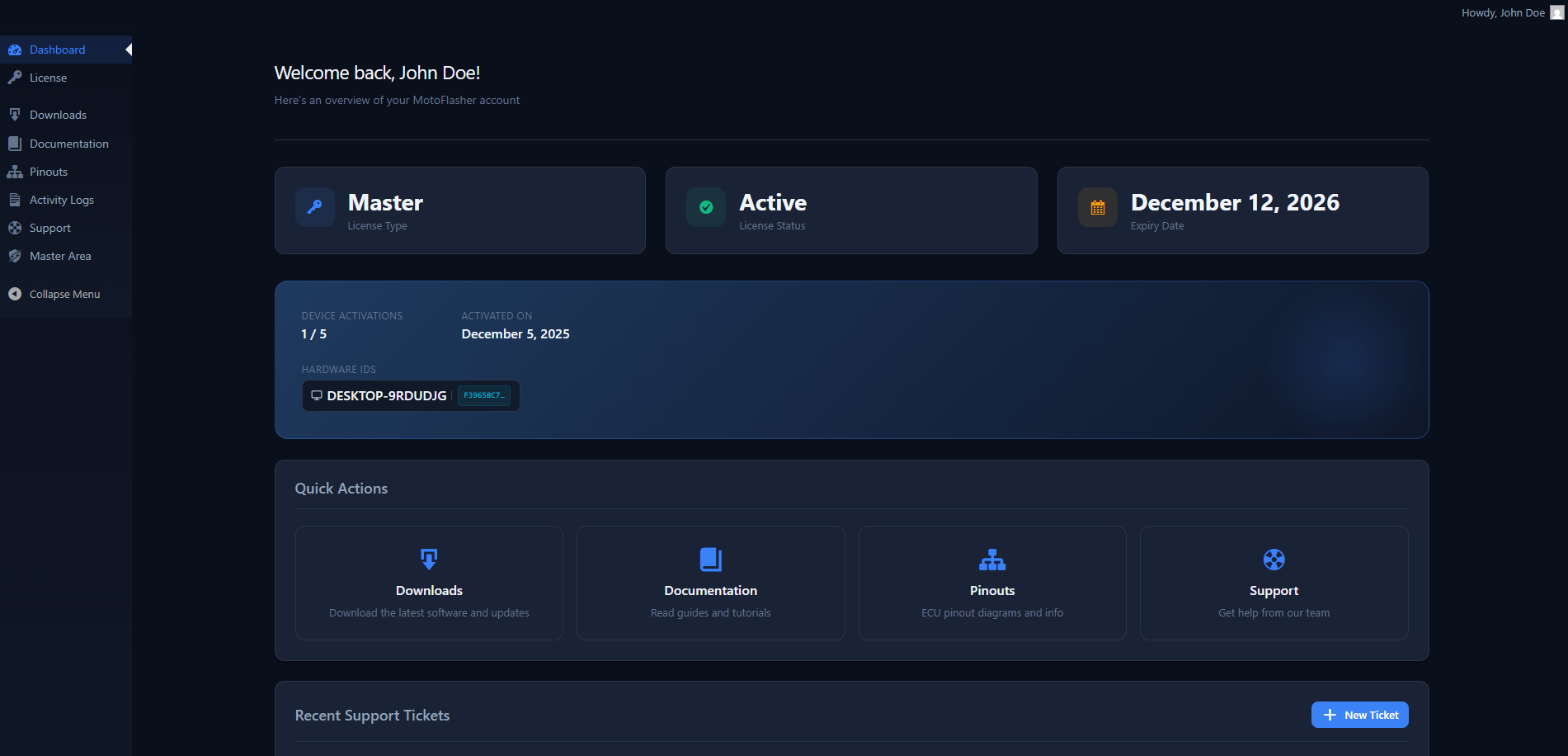 Dashboard Preview