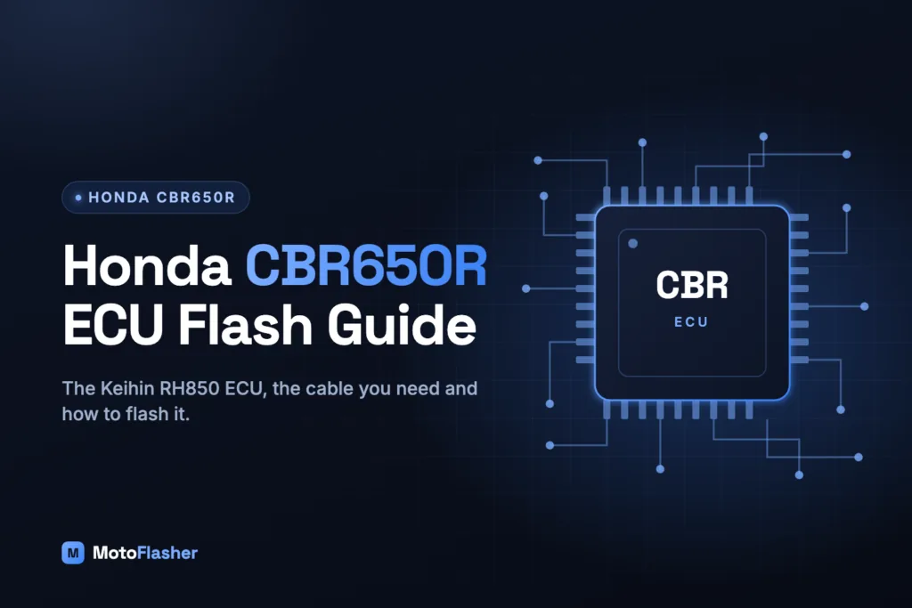 Honda CBR650R ECU Flash Guide