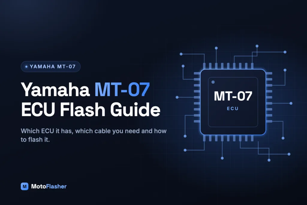 Yamaha MT-07 ECU Flash Guide