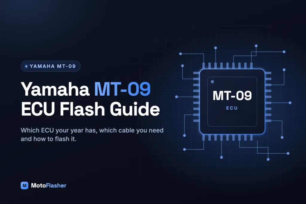 Yamaha MT-09 ECU Flash Guide